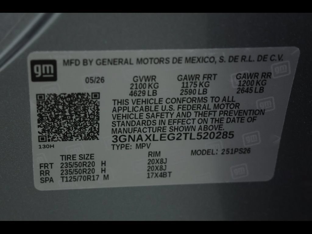 New 2026 Chevrolet Equinox RS FWD image 25