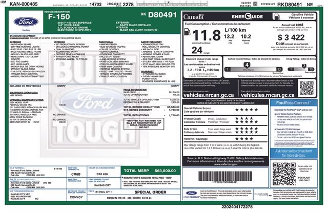 Used 2024 Ford F150 STX AWD/4WD image 6