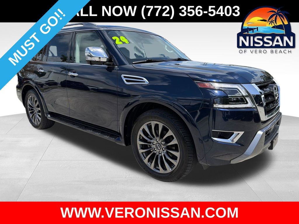 Used 2024 Nissan Armada Platinum w/ Captain's Chairs Package