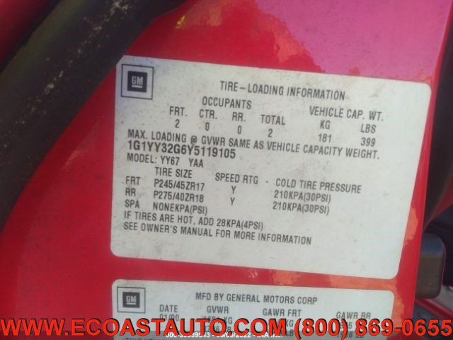 Used 2000 Chevrolet Corvette Convertible w/ Memory Pkg RWD image 15