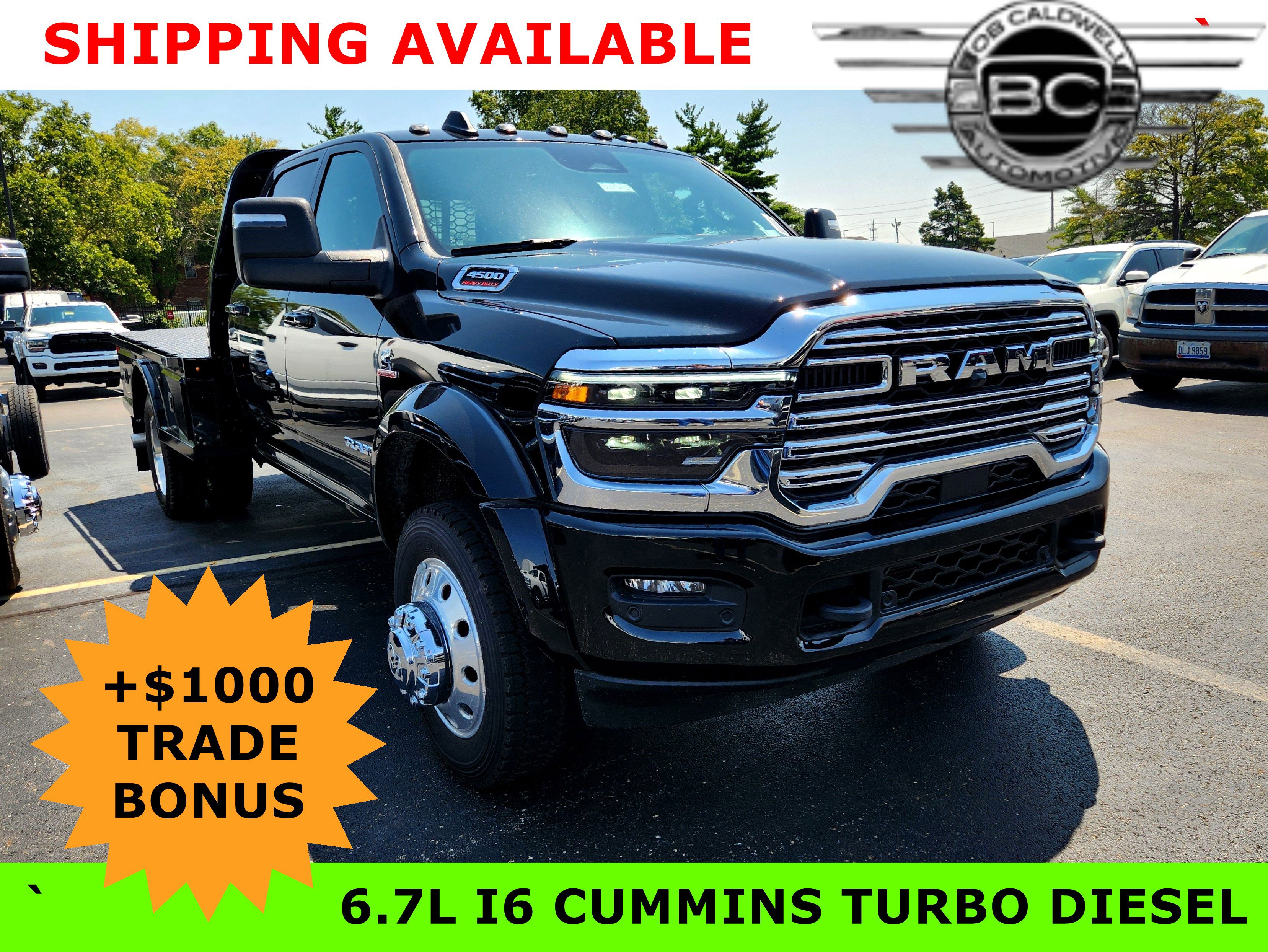 New 2025 RAM 4500 4x4 Crew Cab DRW w/ Laramie Trim Package