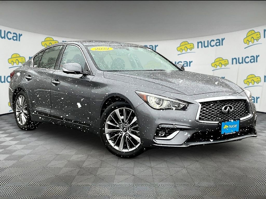 Used 2022 INFINITI Q50 Luxe AWD/4WD image 1