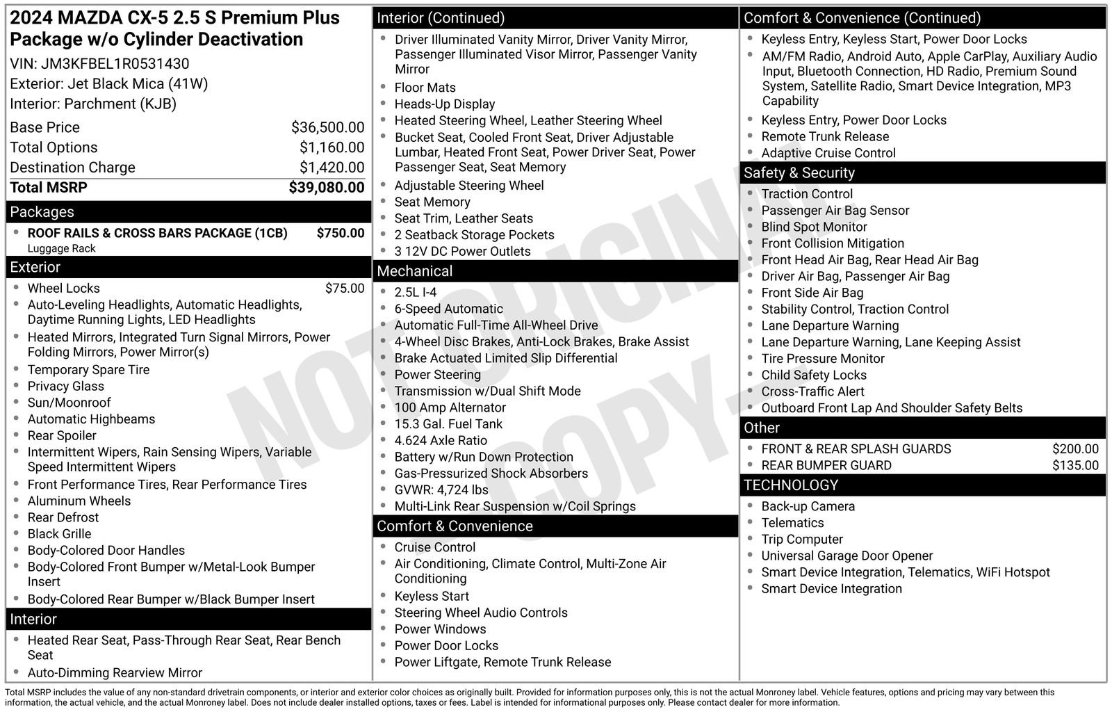 Used 2024 MAZDA CX-5 AWD 2.5 S image 36