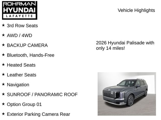 New 2026 Hyundai Palisade Calligraphy image 7