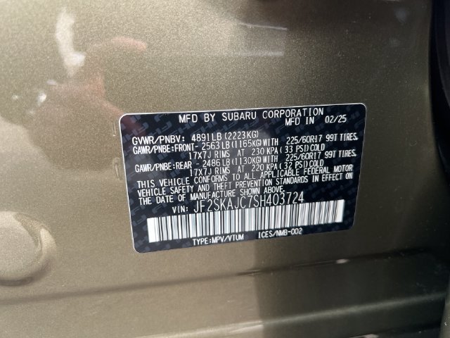 Used 2025 Subaru Forester Wilderness AWD/4WD image 17