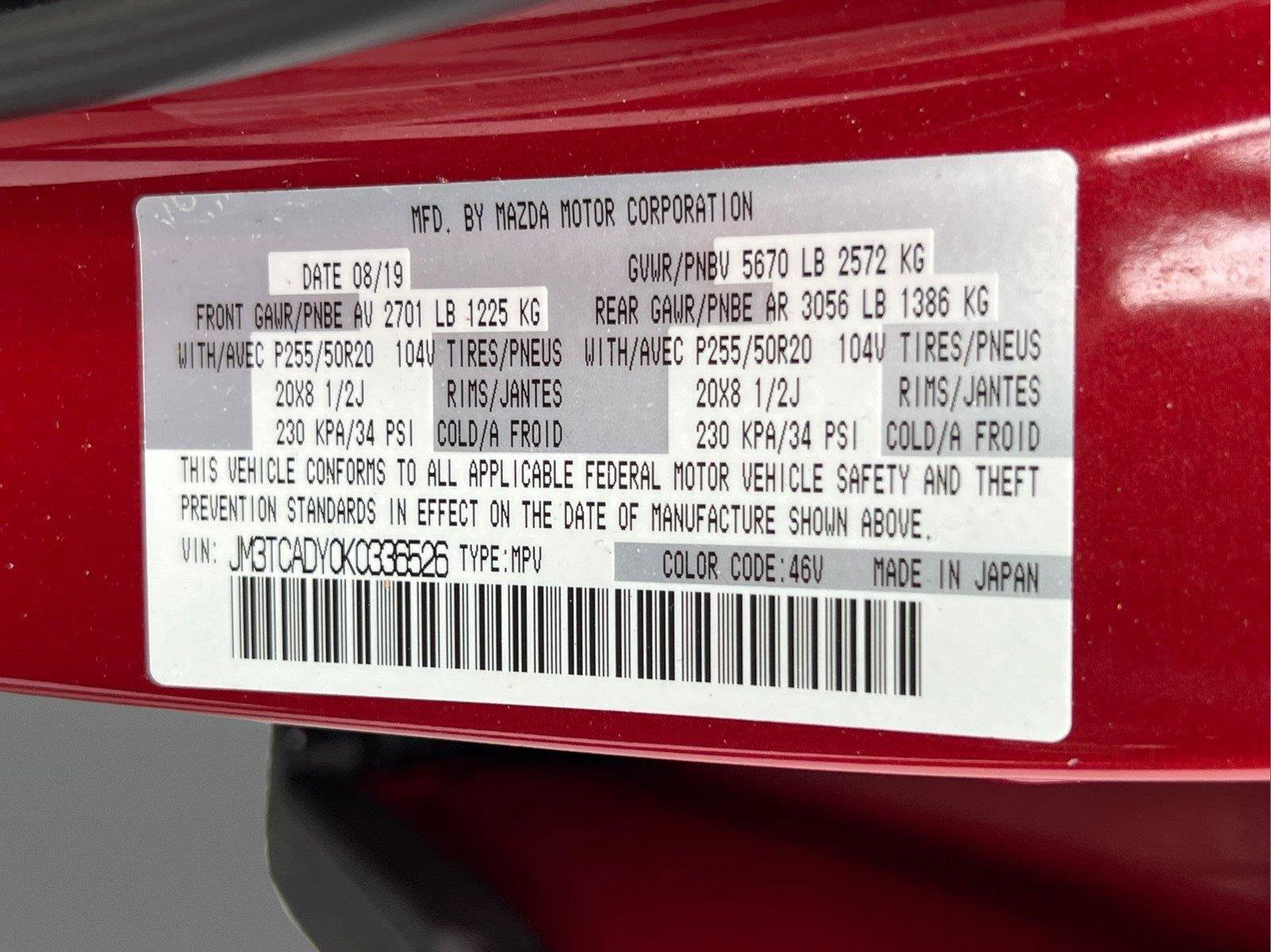 Used 2019 MAZDA CX-9 Grand Touring FWD image 31