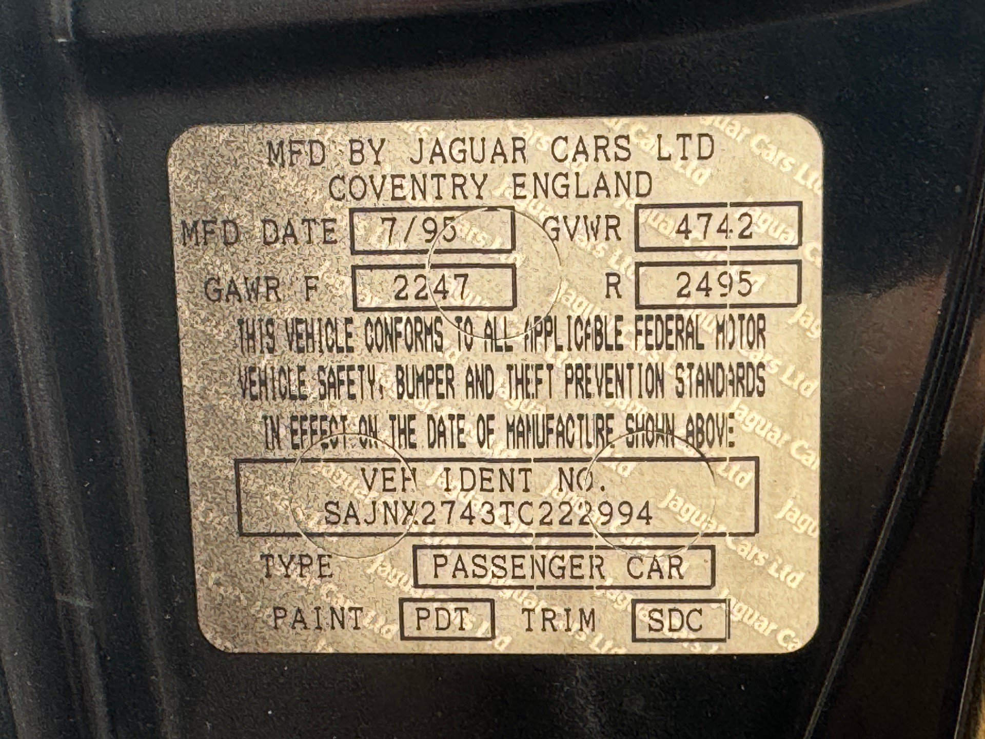 Used 1996 Jaguar XJS 4.0 Convertible RWD image 48