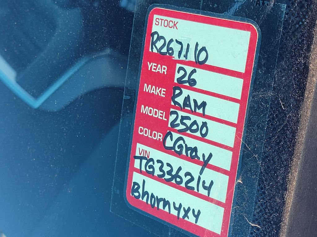 New 2026 RAM 2500 Big Horn AWD/4WD image 27