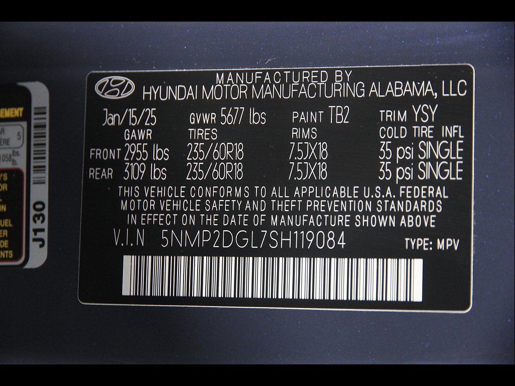 Certified 2025 Hyundai Santa Fe SEL AWD/4WD image 23