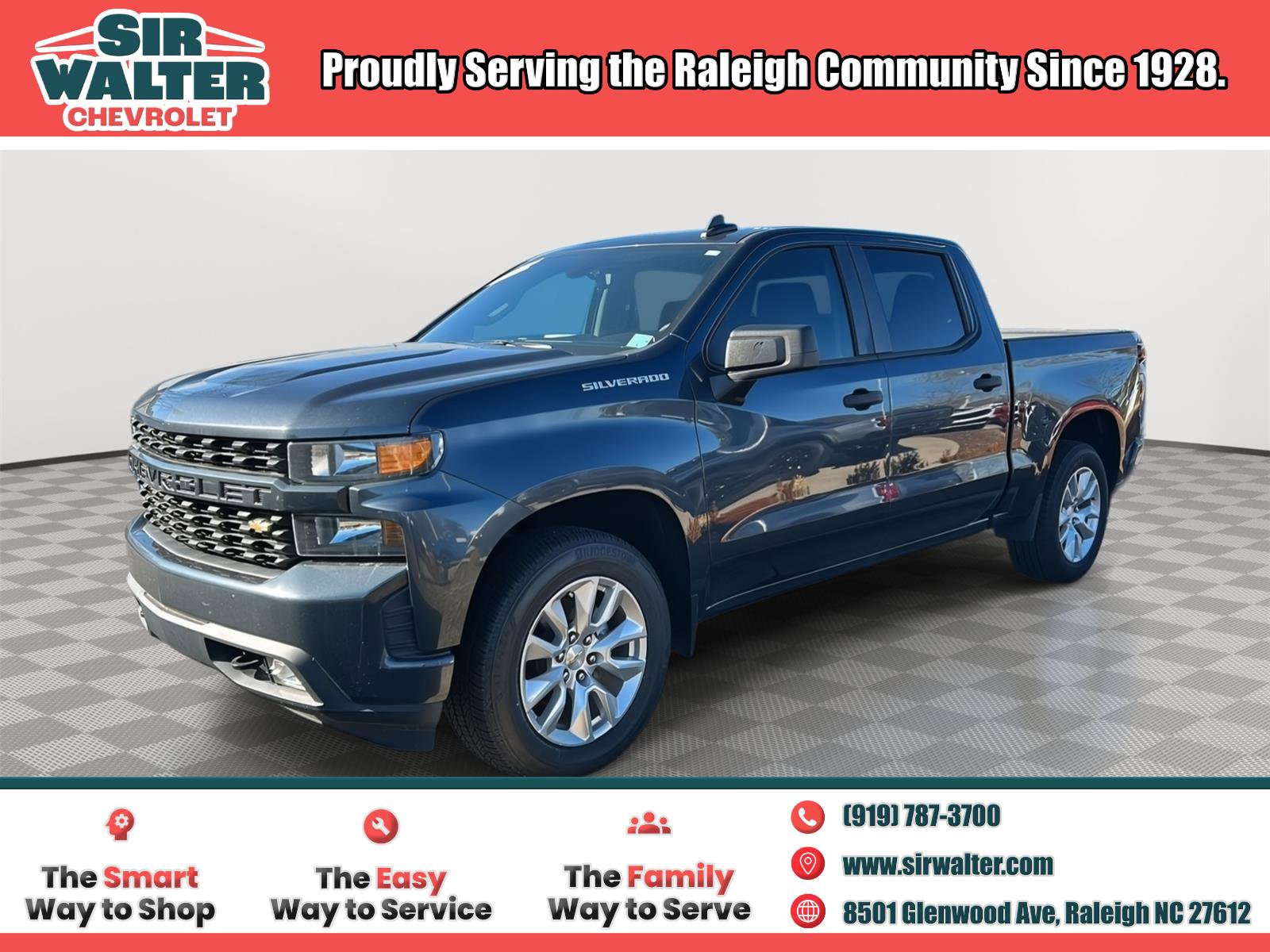 Used 2020 Chevrolet Silverado 1500 Custom w/ Custom Value Package