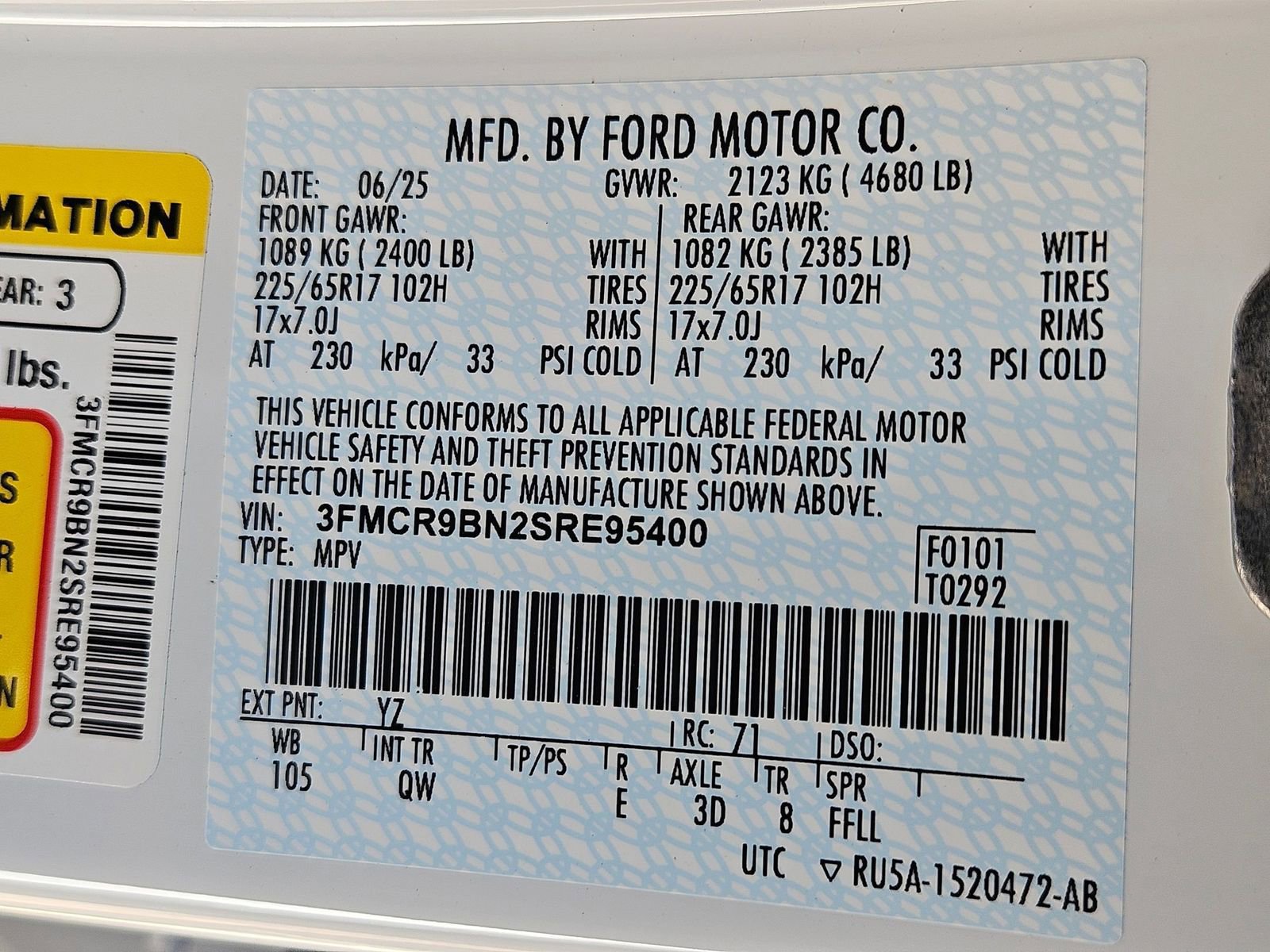 New 2025 Ford Bronco Sport Big Bend AWD/4WD image 21