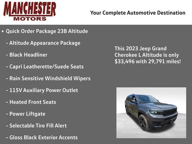 Used 2023 Jeep Grand Cherokee L Laredo AWD/4WD image 2