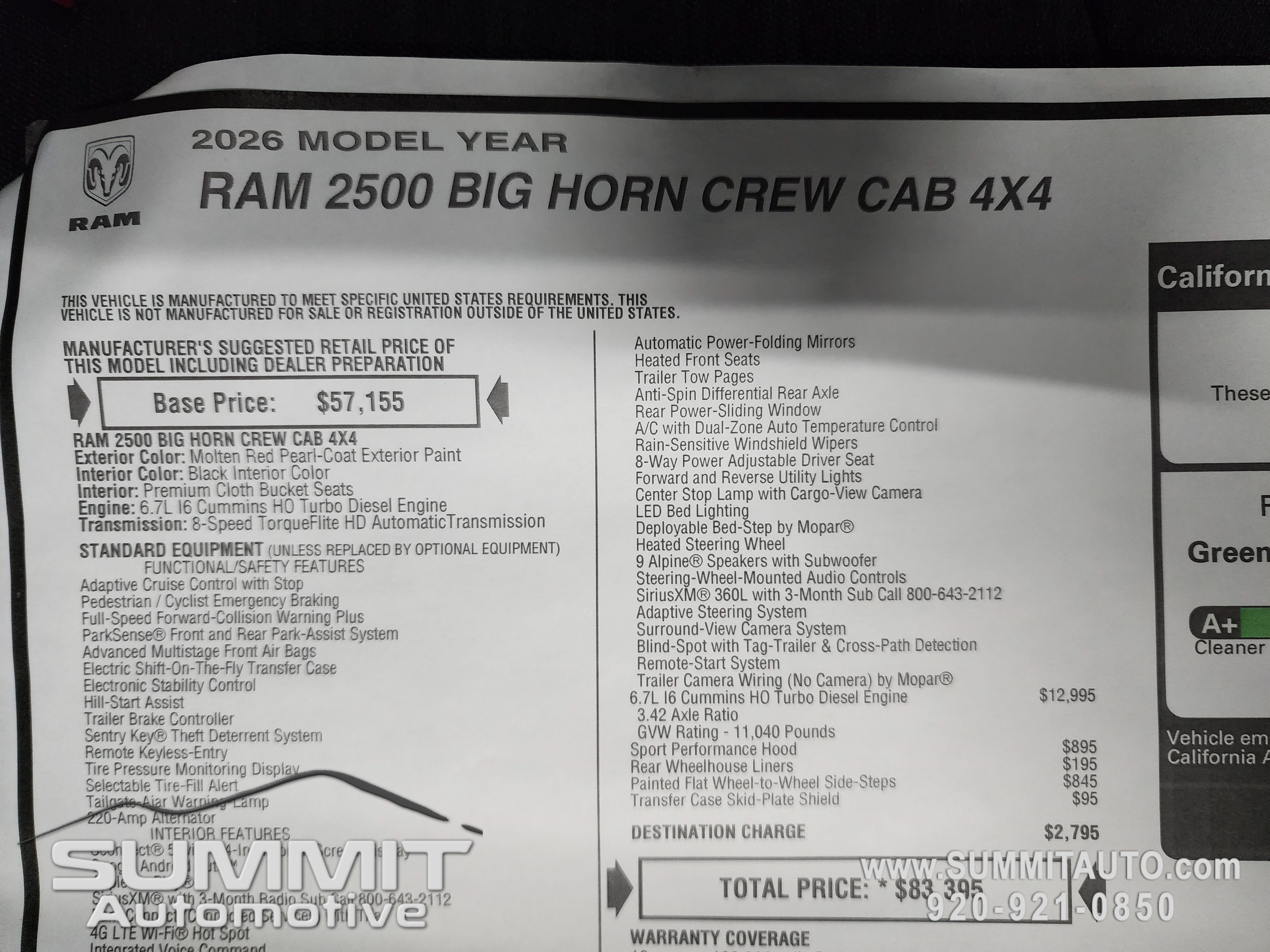 New 2026 RAM 2500 Big Horn AWD/4WD image 45