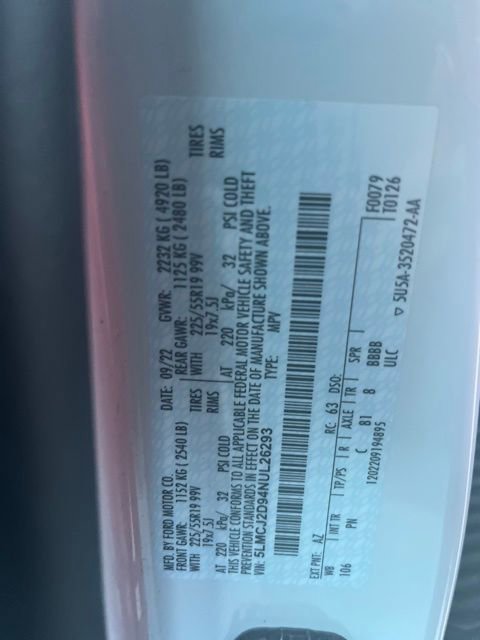 Used 2022 Lincoln Corsair Reserve w/ Equipment Group 201A image 28