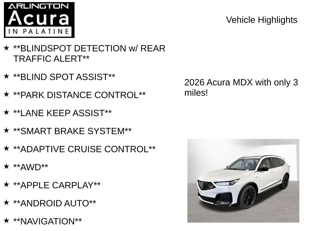New 2026 Acura MDX A-Spec image 7
