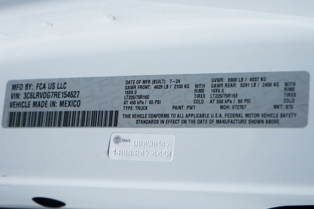 Used 2024 RAM ProMaster 2500 w/ Safety Group image 46