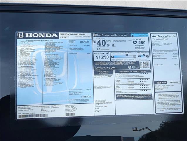 New 2026 Honda CR-V Sport-L image 21