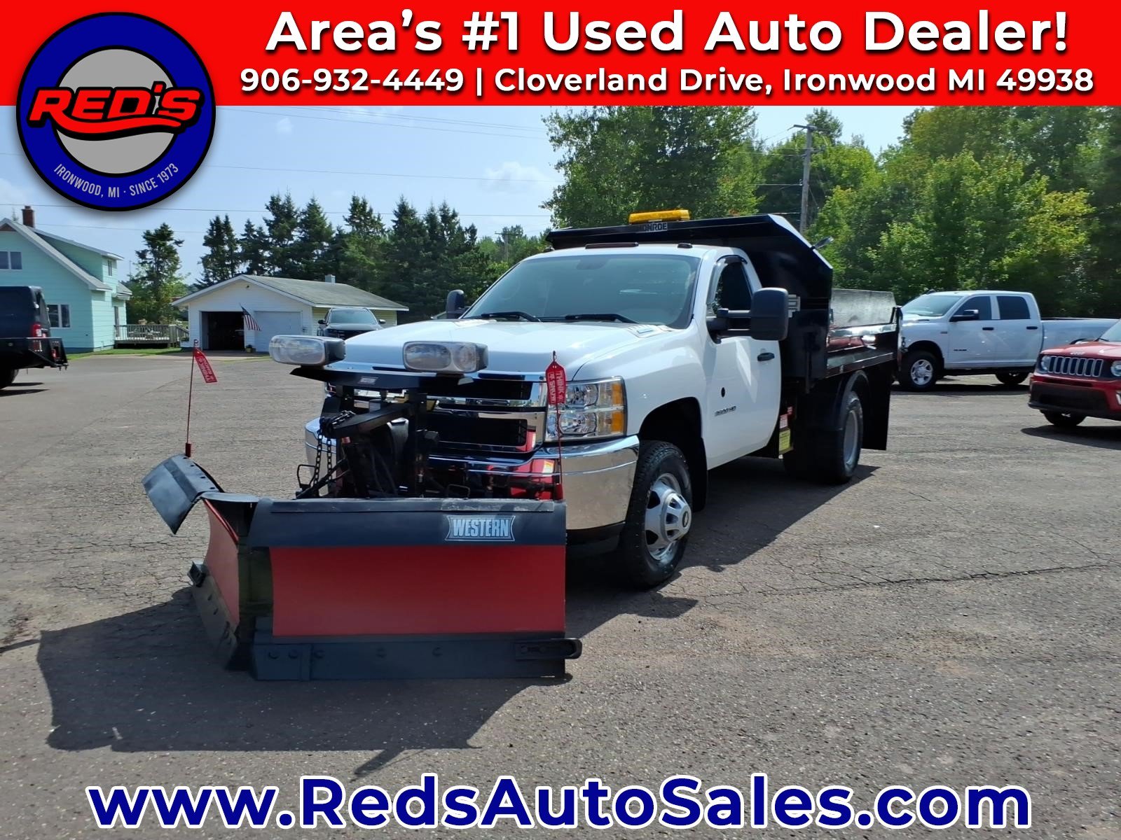 Used 2012 Chevrolet Silverado 3500 W/T w/ Snow Plow Prep Package AWD/4WD image 1