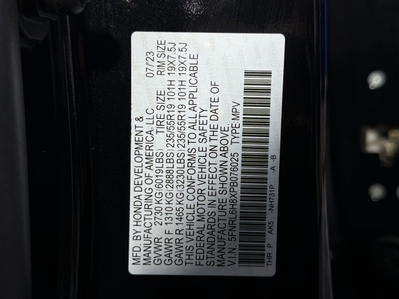 Used 2023 Honda Odyssey Touring image 36