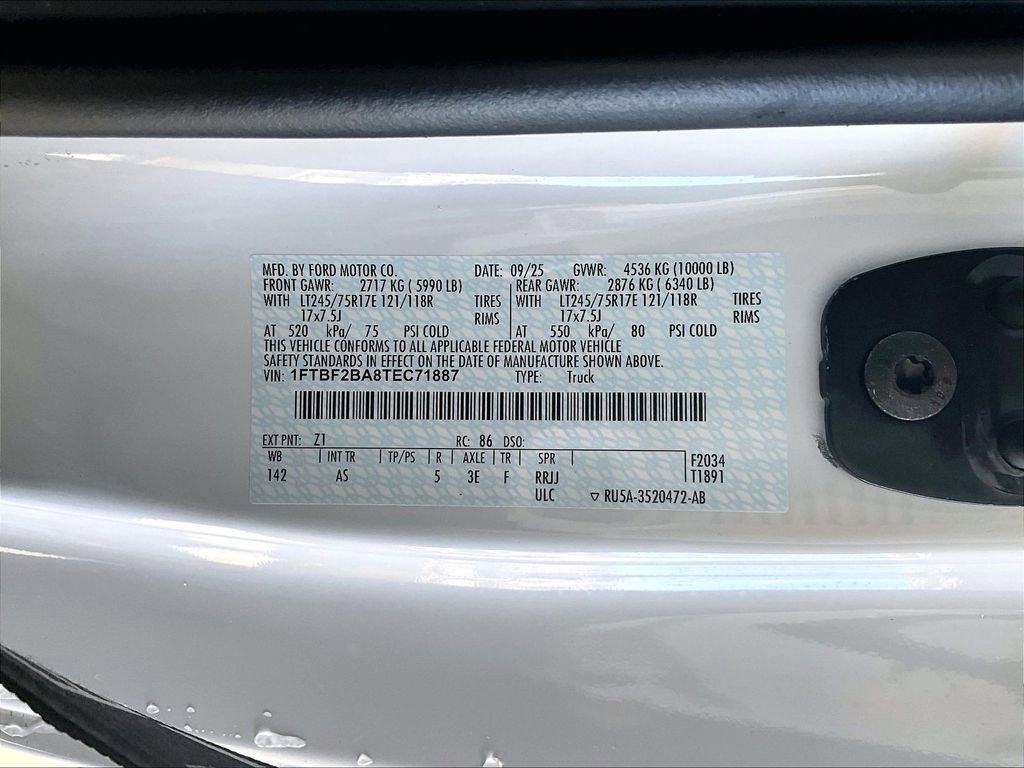 New 2026 Ford F250 XL w/ XL Chrome Package image 16