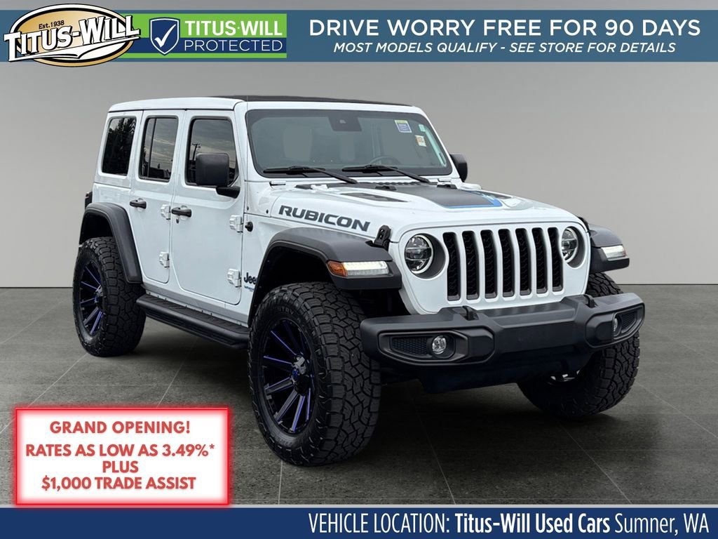 Used 2022 Jeep Wrangler Unlimited Rubicon 4xe w/ Cold Weather Group