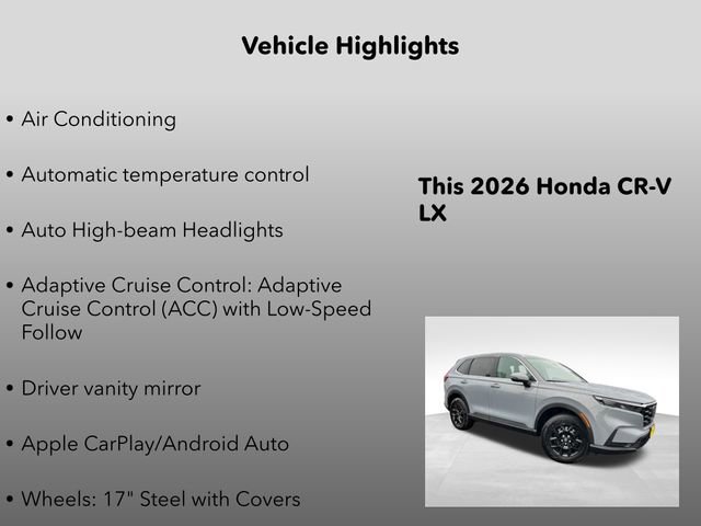New 2026 Honda CR-V LX image 5