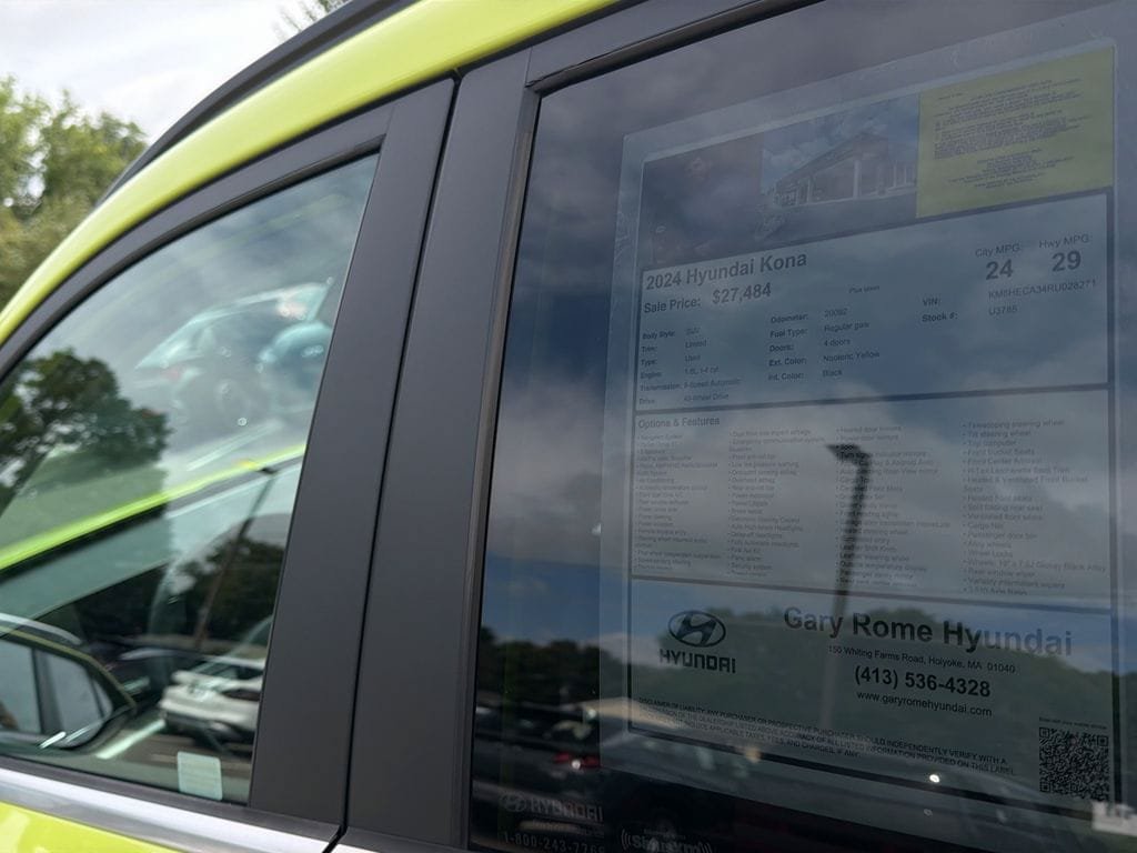 Certified 2024 Hyundai Kona Limited AWD/4WD image 29