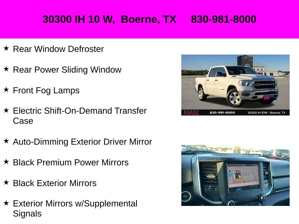 Used 2023 RAM 1500 Big Horn AWD/4WD image 38