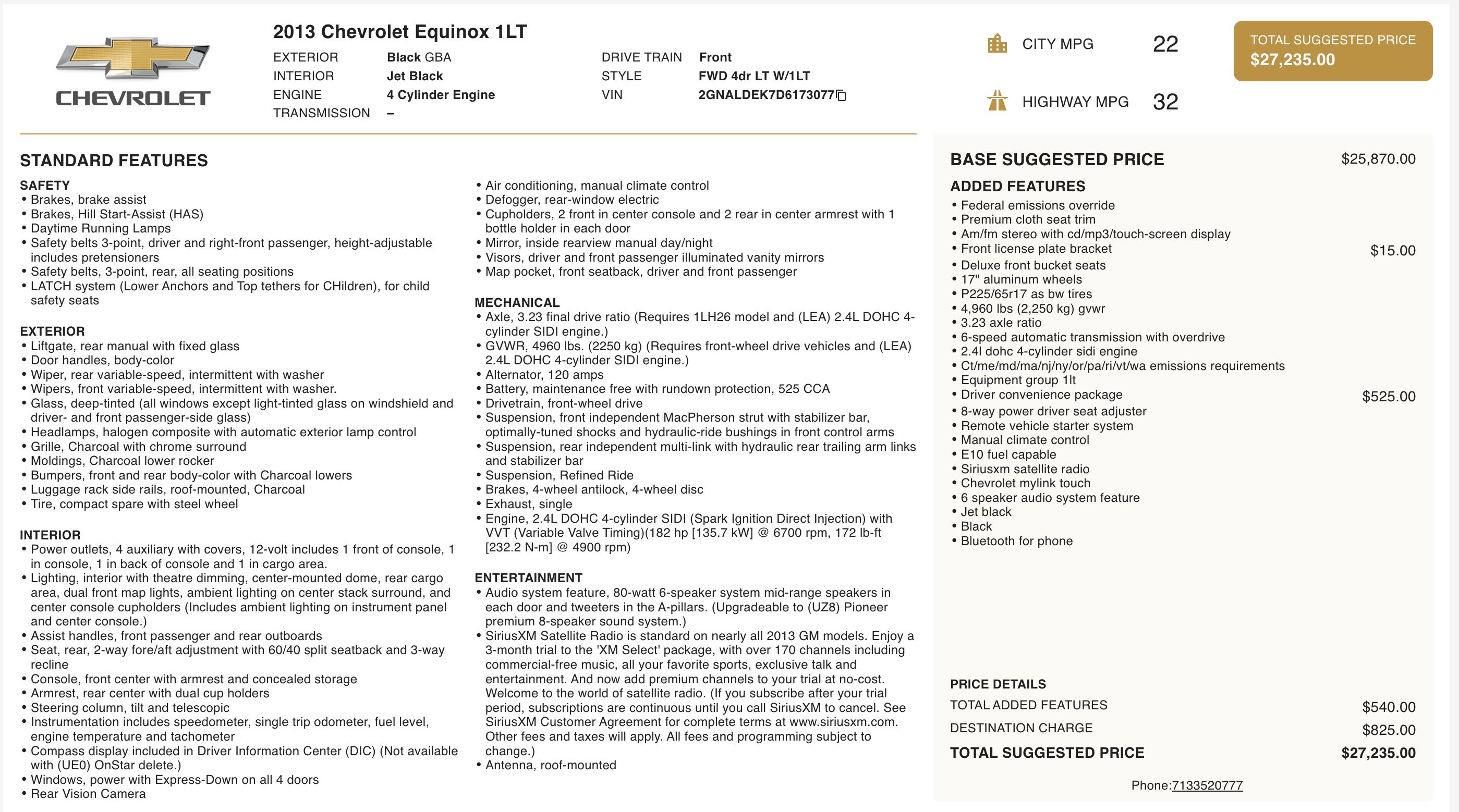 Used 2013 Chevrolet Equinox LT w/ Driver Convenience Package image 5