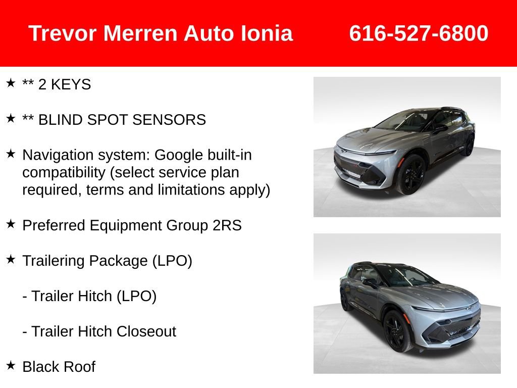 Used 2024 Chevrolet Equinox EV RS w/ LPO, Trailering Package FWD image 19