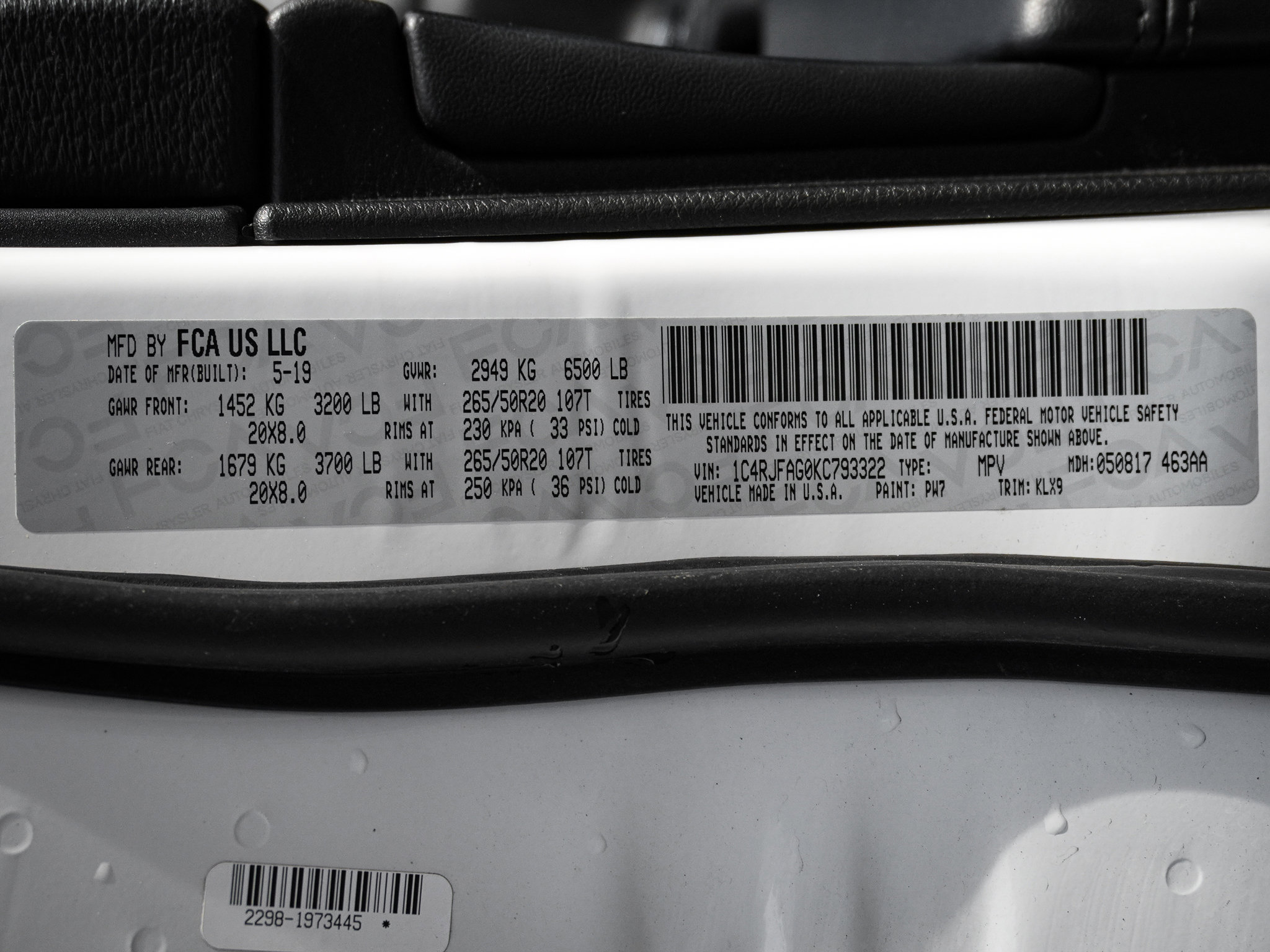 Used 2019 Jeep Grand Cherokee Altitude AWD/4WD image 36