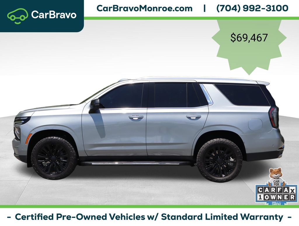 Certified 2025 Chevrolet Tahoe Premier AWD/4WD image 2