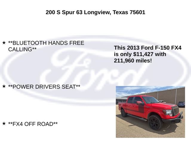 Used 2013 Ford F150 FX4 w/ FX Appearance Pkg AWD/4WD image 10