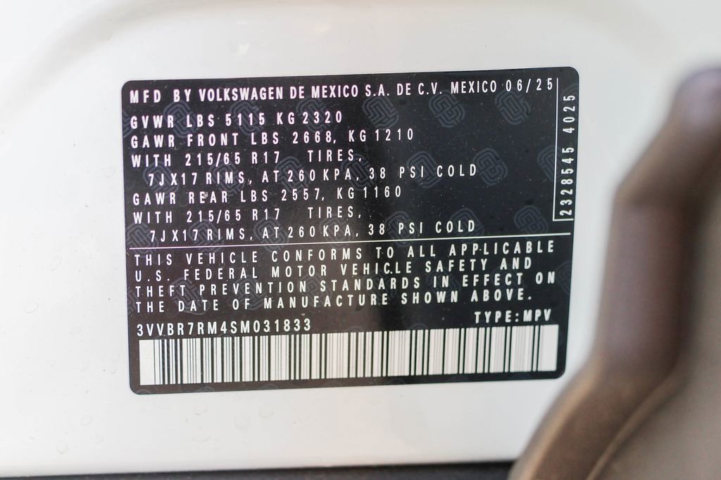 New 2025 Volkswagen Tiguan S image 46