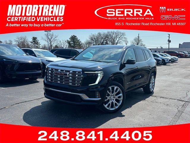 Certified 2024 GMC Acadia Denali w/ Super Cruise Package