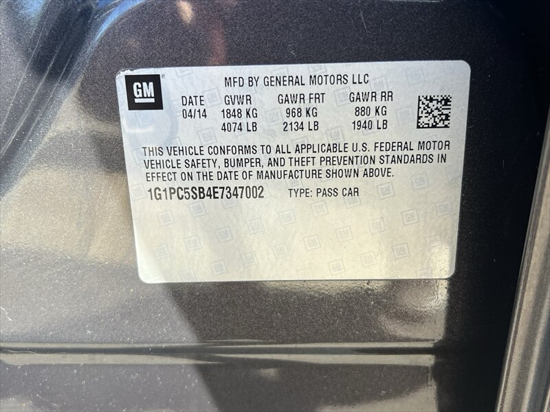 Used 2014 Chevrolet Cruze LT FWD image 24