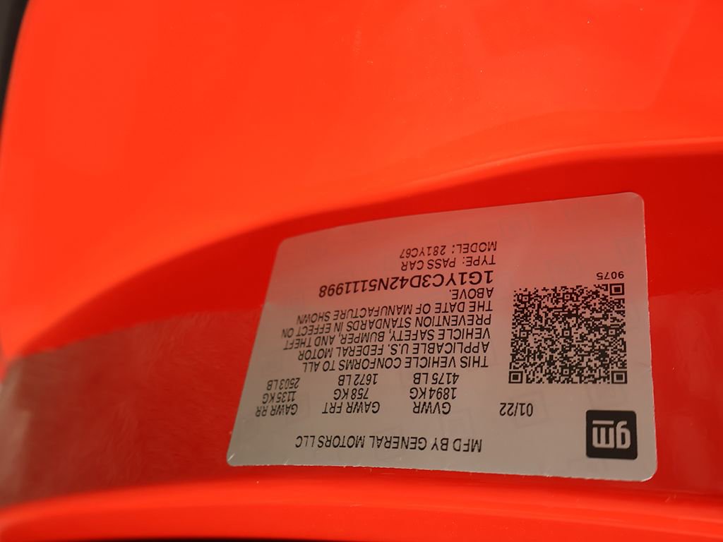 Used 2022 Chevrolet Corvette Stingray Premium Conv w/ Z51 Performance Package image 49