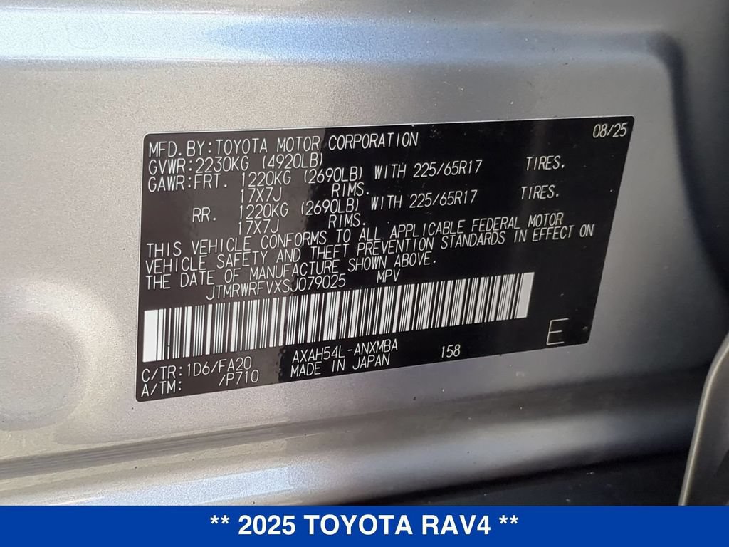 Used 2025 Toyota RAV4 XLE w/ Convenience Package AWD/4WD image 26