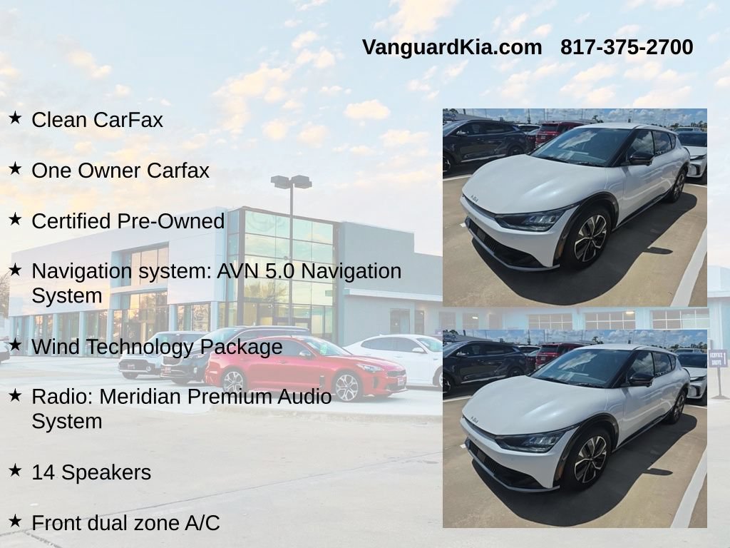 Certified 2023 Kia EV6 Wind w/ Wind Technology Package RWD image 6