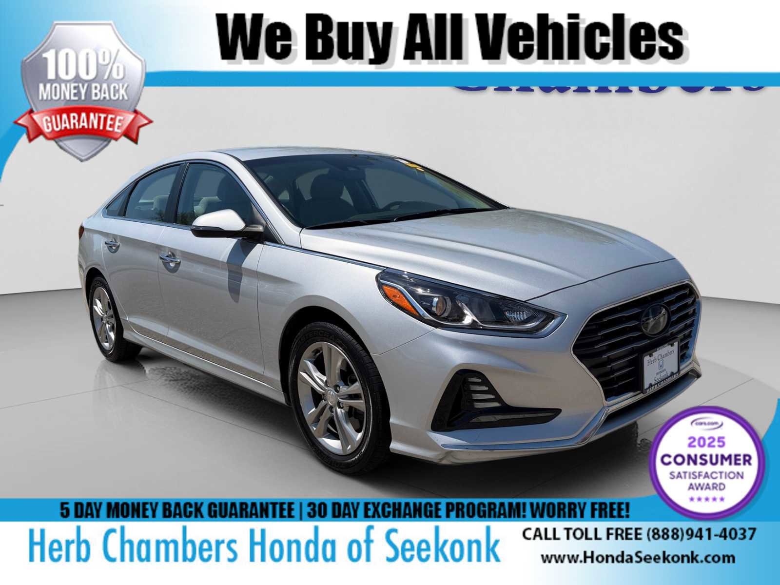 Used 2018 Hyundai Sonata SEL w/ Tech Package 02 FWD image 1