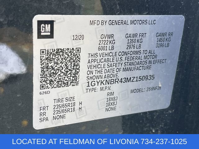 Used 2021 Cadillac XT5 Luxury w/ LPO, Floor Liner Package image 33