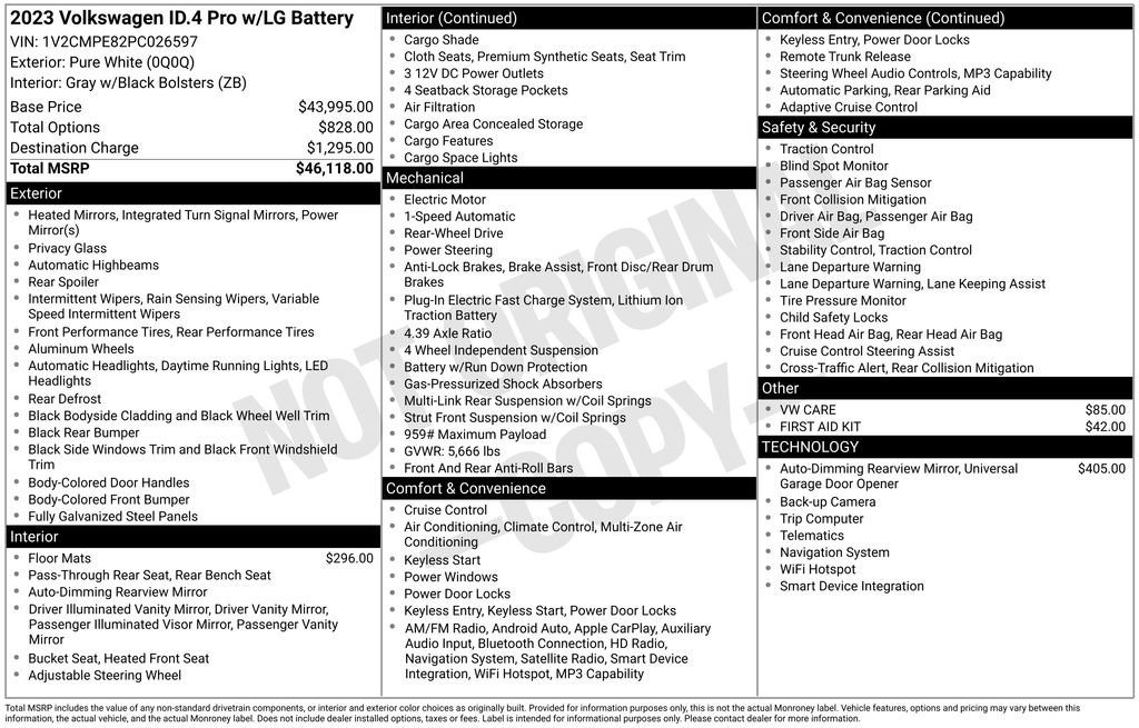 Certified 2023 Volkswagen ID.4 Pro image 3