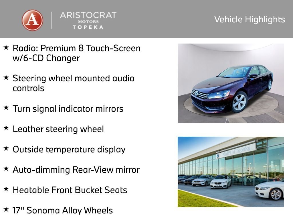 Used 2013 Volkswagen Passat 2.5 SE image 2