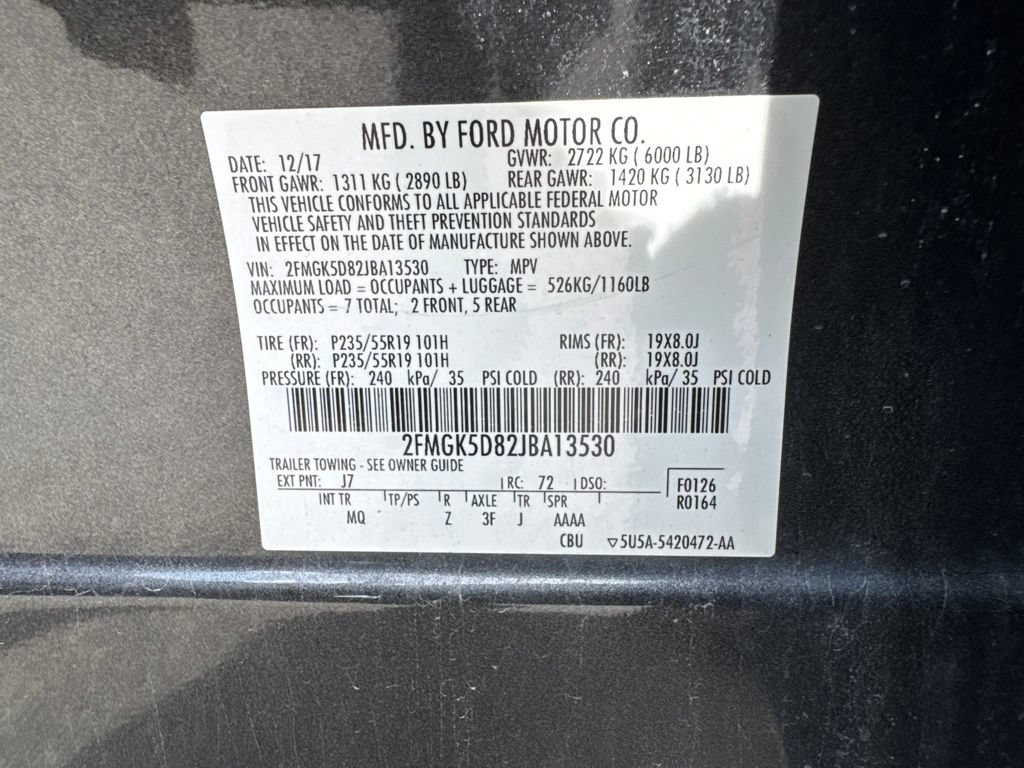 Used 2018 Ford Flex Limited FWD image 14