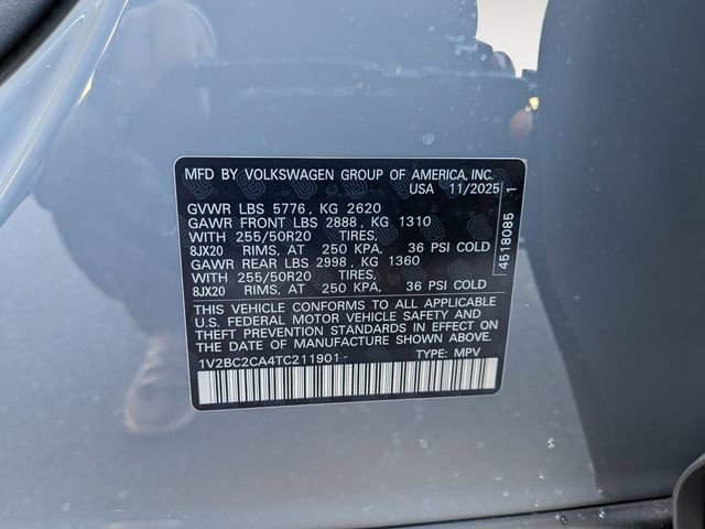 New 2026 Volkswagen Atlas Cross Sport SEL image 37