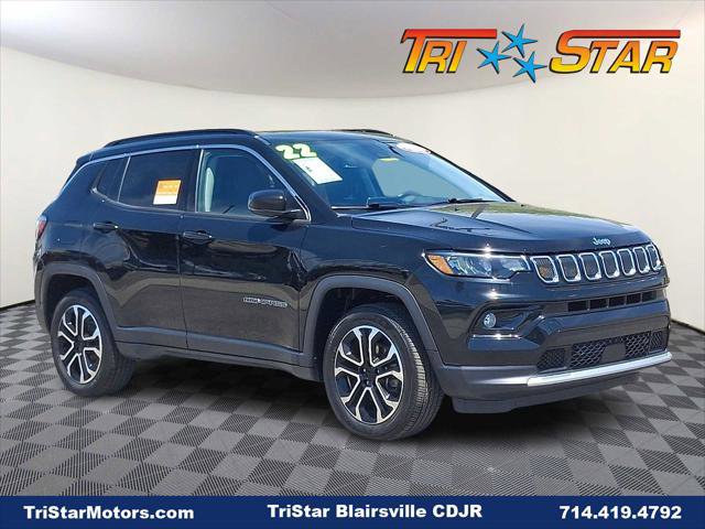 Certified 2022 Jeep Compass Limited w/ Sun and Sound Group