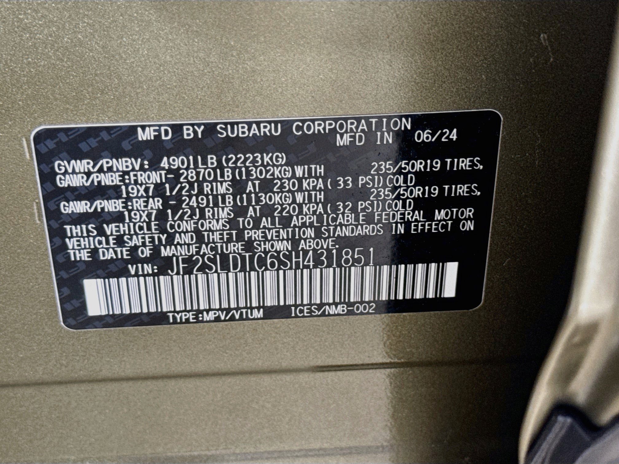 Certified 2025 Subaru Forester Touring AWD/4WD image 29