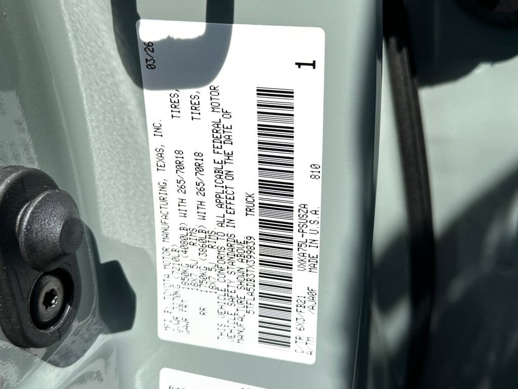 New 2026 Toyota Tundra SR5 image 29