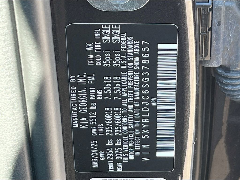 Certified 2025 Kia Sorento S AWD/4WD image 33
