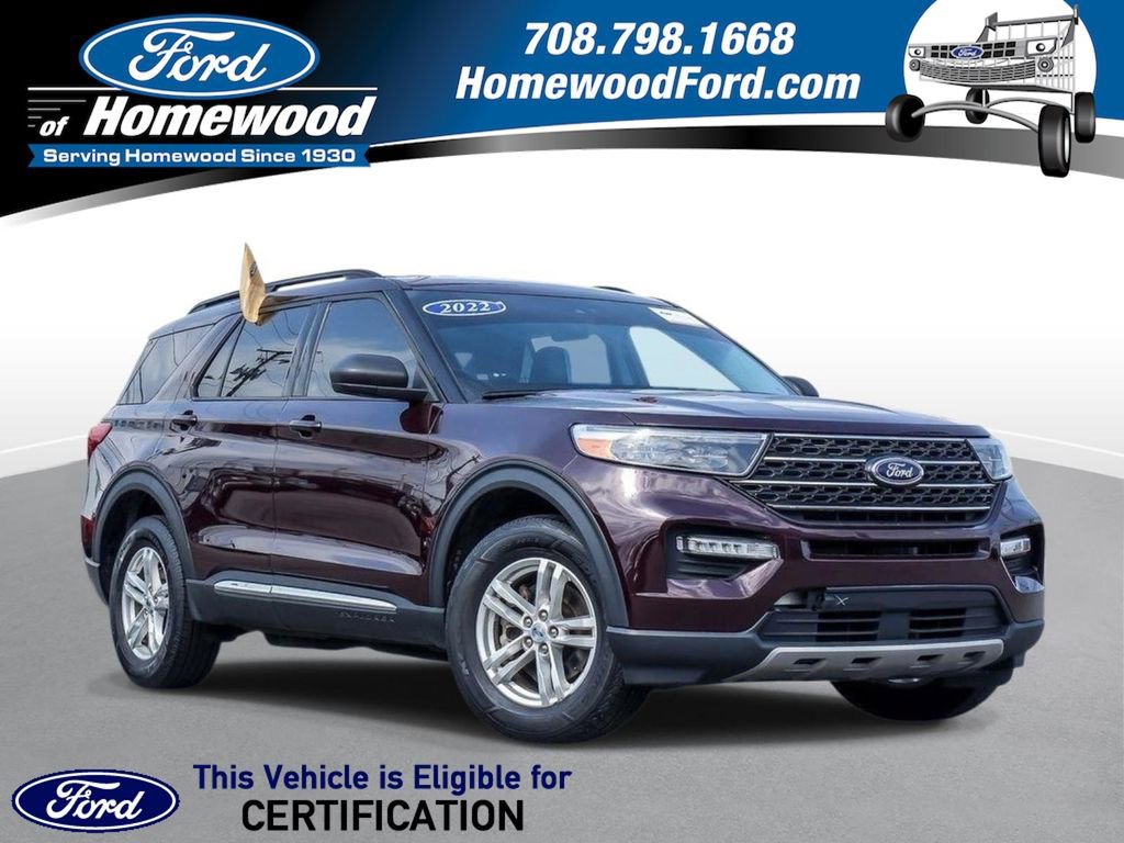 Certified 2022 Ford Explorer XLT w/ Equipment Group 202A